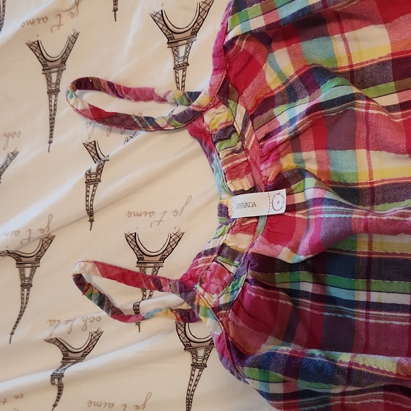 Girl's NEVADA Sumner dress checked colourful - Picture 2 of 4